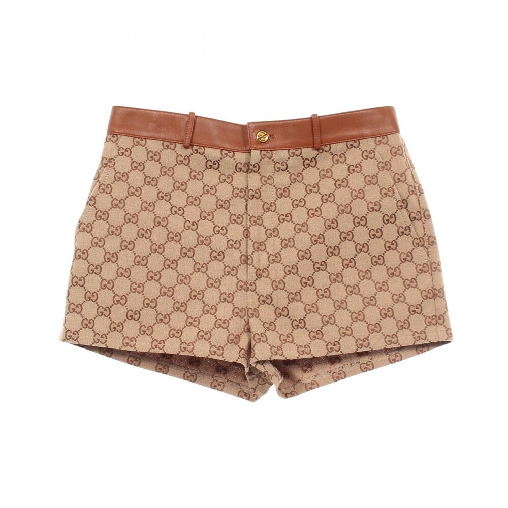Gucci Gg Canvas Short Pants #40 Cotton #321202G69B